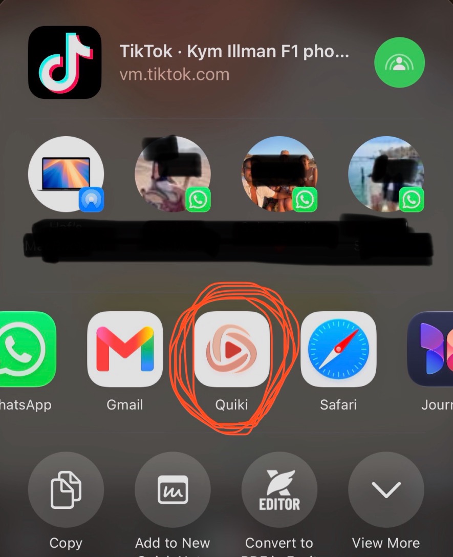 How to save videos to Quiki in one tap, on any device